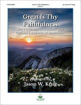 Great Is Thy Faithfulness Handbell sheet music cover